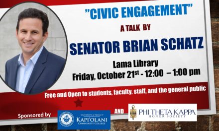 Senator Brian Schatz to Speak on Campus
