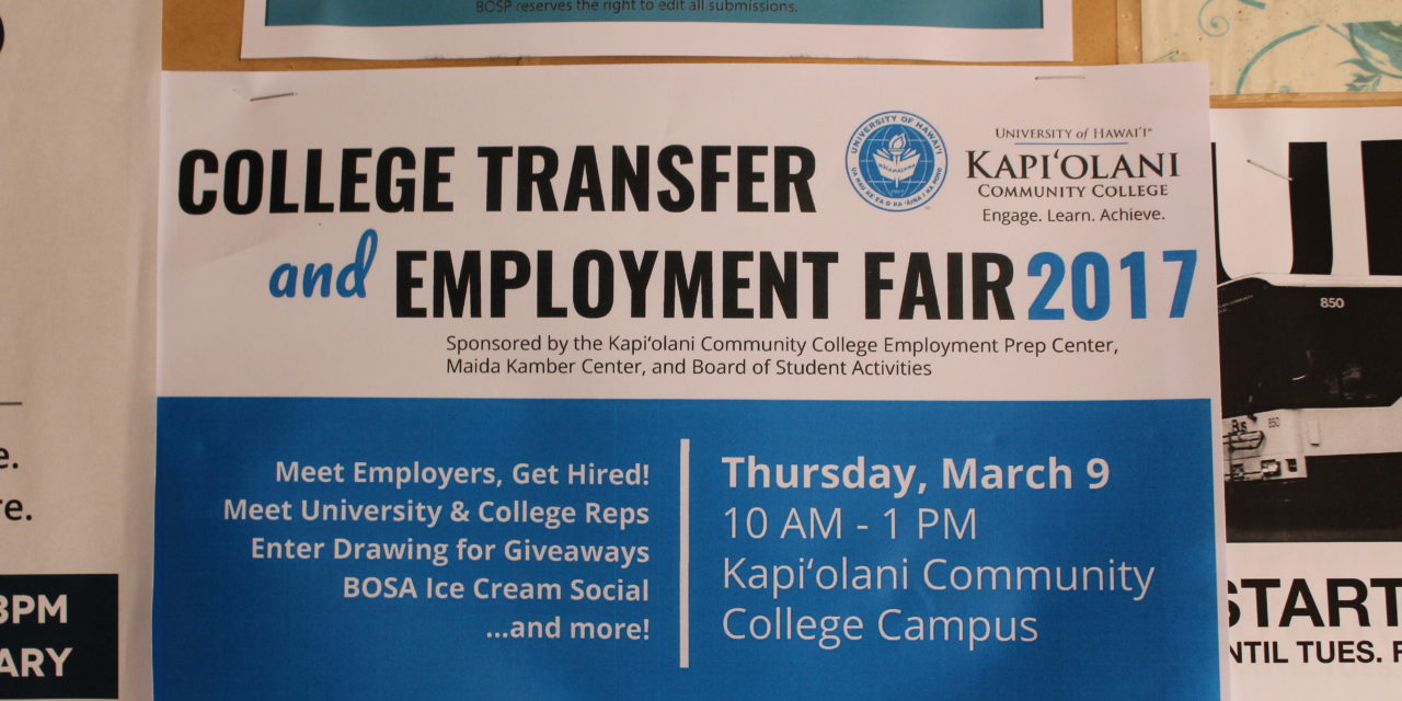 KCC to Host College Transfer, Employment Fair