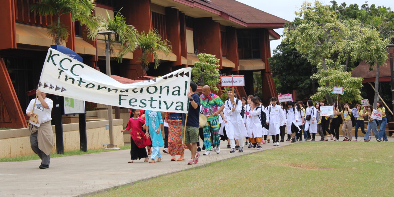 Students March in International Parade of Cultures