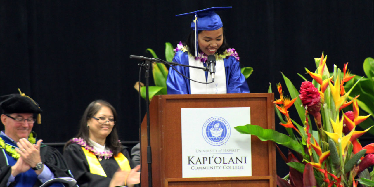 KCC’s Valedictorian Graduates After 10-Year Break from Education